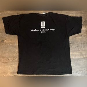 Vintage “One Hour Of Minimum Wage. Gone.” Jaegermeister Tee